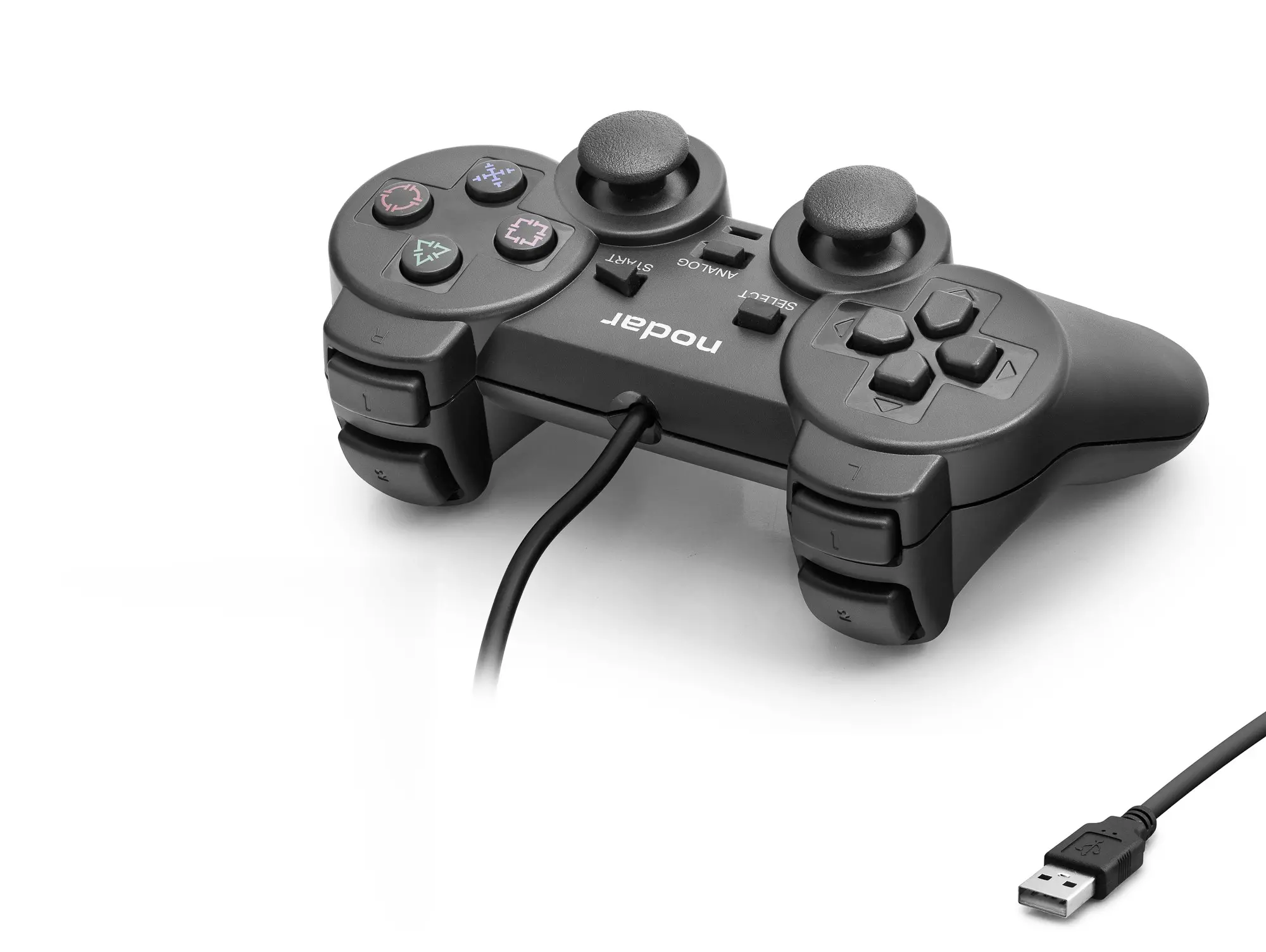 Pc Uyumlu Kablolu Usb Gamepad Oyun Kolu - Siyah ND401