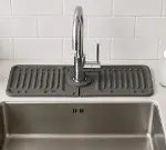 Mutfak Banyo Lavabo Kenarı Silikon Mat Gri (4745)-5