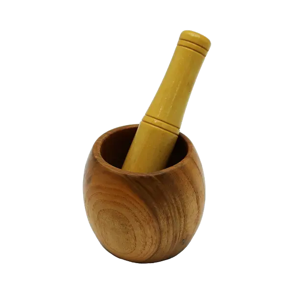 AHŞAP BAMBU HAVAN SARIMSAK DÖVECEK ÇAP: 8CM--DERİNLİK:5.5CM--YÜKSEKLİK:9.5CM (4745)