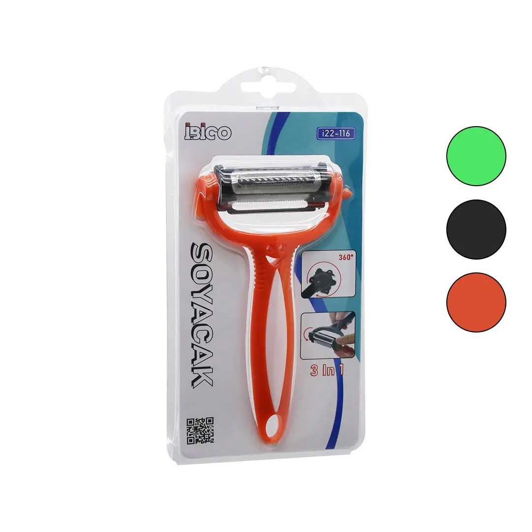 3IN1 METAL SOYACAK  PLASTİK SAPLI (4745)