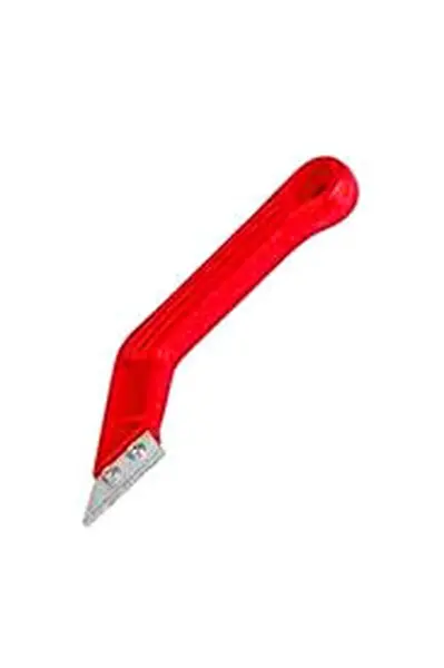 POŞETLİ KIRMIZI - SİYAH DERZ KAZIYICI (4745)