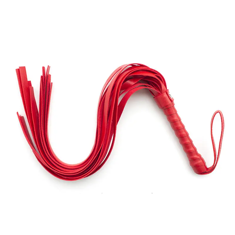 Kırmızı Renk Püsküllü Kırbaç Kamçı 54 cm (4745)