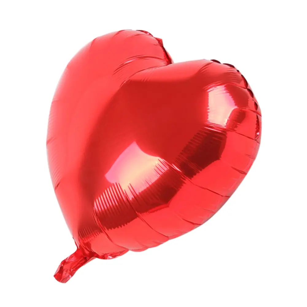 Kalp Balon Folyo Kırmızı 45 cm 18 inç (4745)
