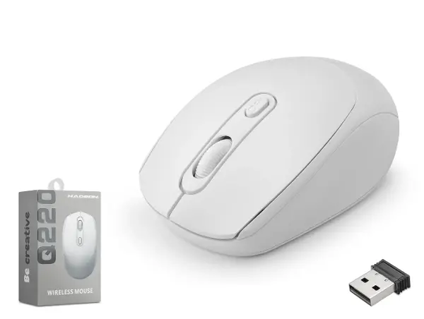 Kablosuz Mouse 1600 Dpi Beyaz Q220W