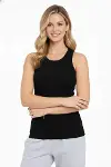 Fitilli Atlet Sıfır Yaka Slim Fit Arka Baskılı Spor Atlet - Siyah-4