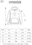 Double Oversize Kapşonlu Nakışlı SweatShirt - Siyah-2