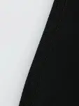Baskılı Oversize Bisiklet Yaka T-shirt - Siyah-4