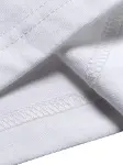 Baskılı Oversize Bisiklet Yaka T-shirt - Beyaz-3