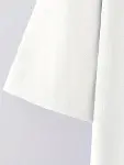 Baskılı Oversize Bisiklet Yaka T-shirt - Beyaz-4