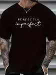 Erkekler Için PERFECTLY Günlük Tişört  - Siyah-1