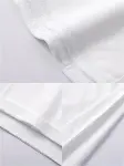 Baskılı Oversize Bisiklet Yaka T-shirt - Beyaz-3