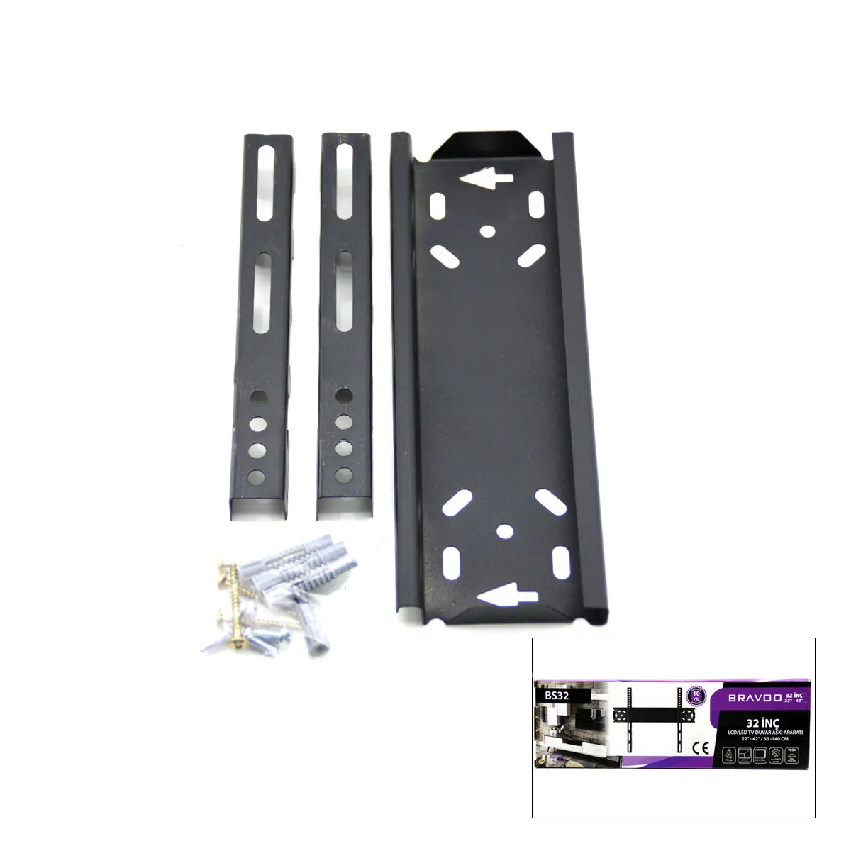 32 INC - 22 INC - 44 INC LCD LED SABİT TV ASKI APARATI 56X140CM BS-32 (4745)