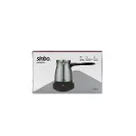 ÇELİK ELEKTRİKLİ CEZVE TÜRK KAHVE MAKİNESİ - 6FİNCAN=500ML 360° KABLOSUZ KULLANIM KATLANIR KULP SCM-9038 (4745)-3