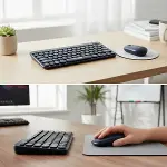 Kablosuz Lacivert Bluetooth Klavye Mouse Seti – Yuvarlak Tuşlu Tasarım, Türkçe Q Dizilim, Taşınabilir, Ev ve Ofis Kullanımına Uygun (4745)-2