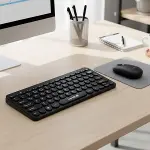 Kablosuz Lacivert Bluetooth Klavye Mouse Seti – Yuvarlak Tuşlu Tasarım, Türkçe Q Dizilim, Taşınabilir, Ev ve Ofis Kullanımına Uygun (4745)-1