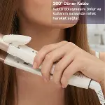 SAÇ DÜZLEŞTİRİCİ SERAMİK KAPLAMA 180° SICAKLIK - 2 KADEMELİ 360°KABLO=1.8MT SHD-1730 (4745)-3