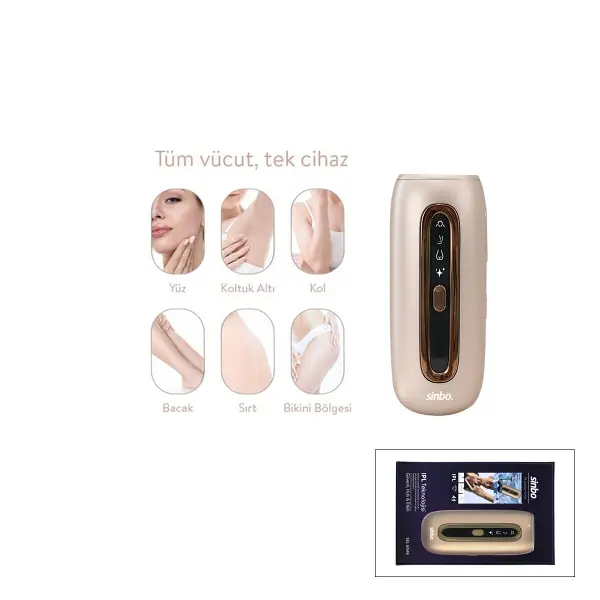 IPL 3İN1 BUZ LAZER EPİLATÖR - EPİLASYON CİHAZI 9 KADEME - LCD EKRAN TÜM VÜCUT UYGUN SEL-6048 (4745)