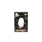 OVAL - BAKIR 6.5 INC=16.5X13CM MAKYAJ AYNASI ÇİFT TARAFLI KATLANIR AYAKLI (4745)-3