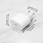20W USB-C Hızlı Şarj Adaptörü – Power Delivery (PD) Destekli Güç Adaptörü, Güvenli Şarj Başlığı (4745)-5