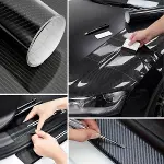 Yapışkanlı Karbon Fiber Folyo 30 Cm x 150 Cm – Araç,Konsol,Torpido,Ayna,Kapı ve Dış Yüzey Kaplama Filmi (4745)-4