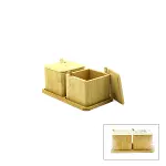 2PCS BAHARATLIK - TUZLUK AHŞAP BAMBU (4745)-1