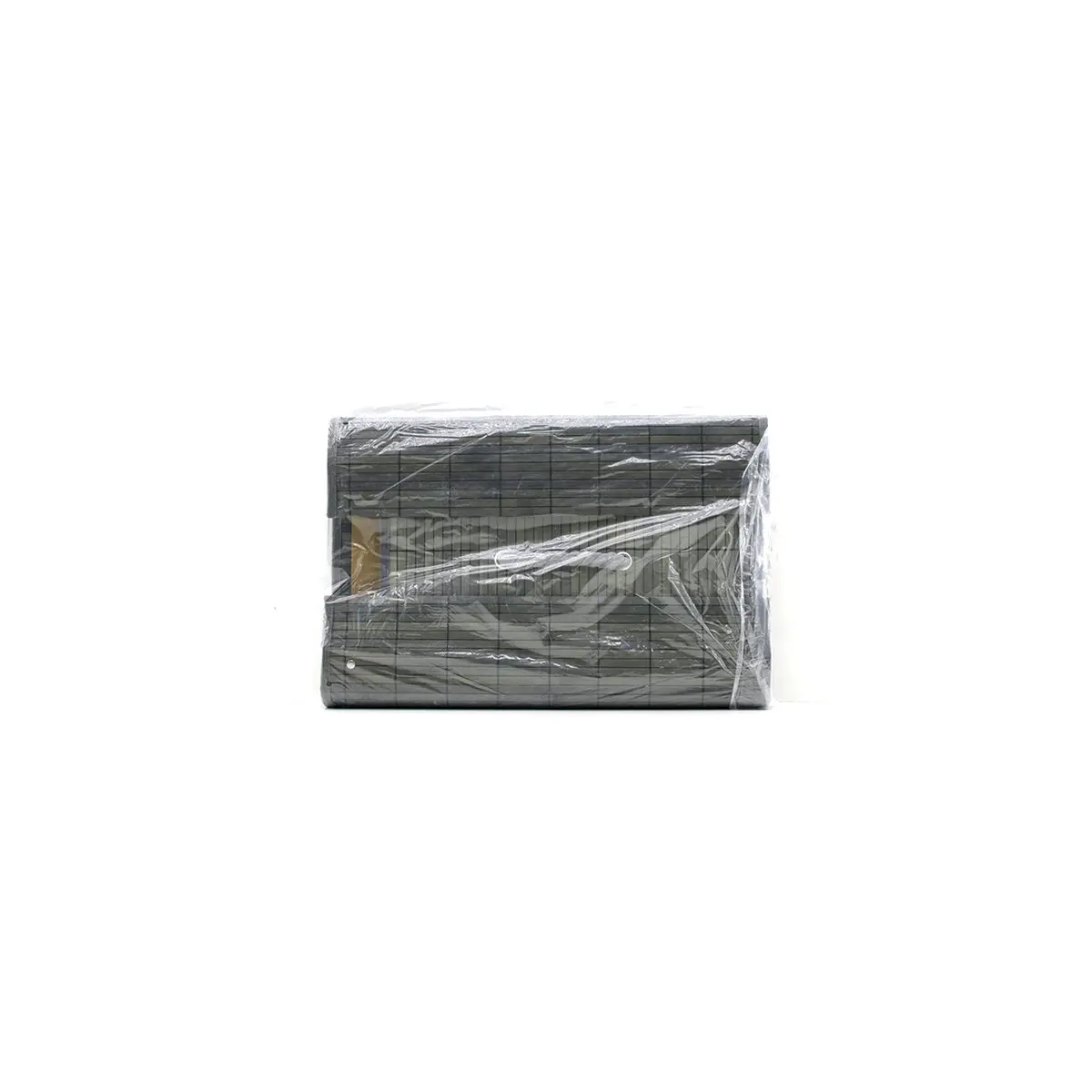 GRİ YUVARLAK 35X50CM BAMBU AHŞAP KİRLİ ÇAMAŞIR SEPETİ SEYYAR KAPAKLI KUMAŞ ÇANTALI İP KULPLU (4745)
