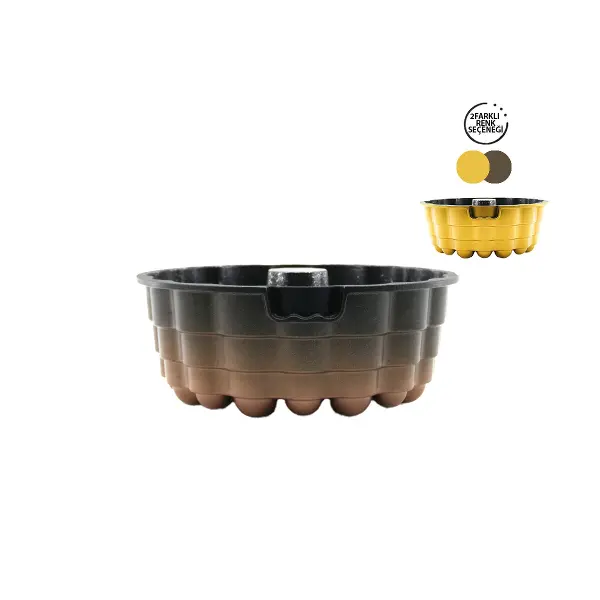 DÖKÜM GÖBEKLİ KEK KALIP ATOM ÇAP: 26CM - DERİNLİK: 8CM (4745)