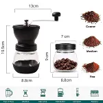Manuel Cam Hazneli Kahve ve Baharat Öğütücü  – Yedek Cam Hazneli Baharat ve Kahve Çekirdek Değirmeni (4745)-5