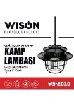 Wison WS-2010 Geniş Açılı Aydınlatma Kamp Lambası (4745)-4