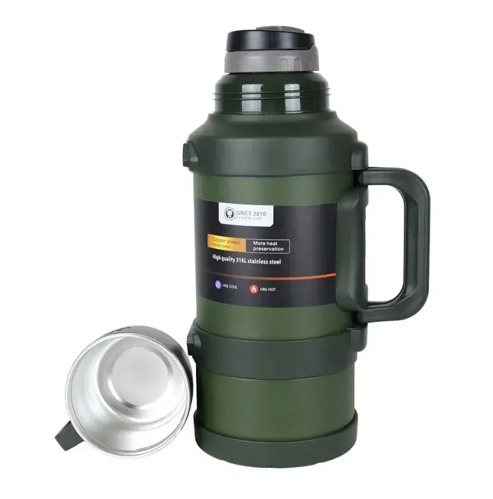 Safe Paslanmaz Çelik 3.2 Litre Termos 48 Saat Sıcak Soğuk Tutma (4745)