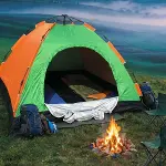 6 Kişilik Otomatik Kurulum Kamp Çadırı – Outdoor Aile, Doğa, Suya Dayanıklı Hızlı Kurulum Çadır 220x250x160 cm (4745)-1