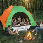 8&nbsp;Kişilik Otomatik Kurulum Kamp Çadırı – Outdoor , Suya Dayanıklı Hızlı Kurulum Piknik ve Doğa İçin Geniş Aile Çadırı&nbsp;250x250x165 cm (4745)-2