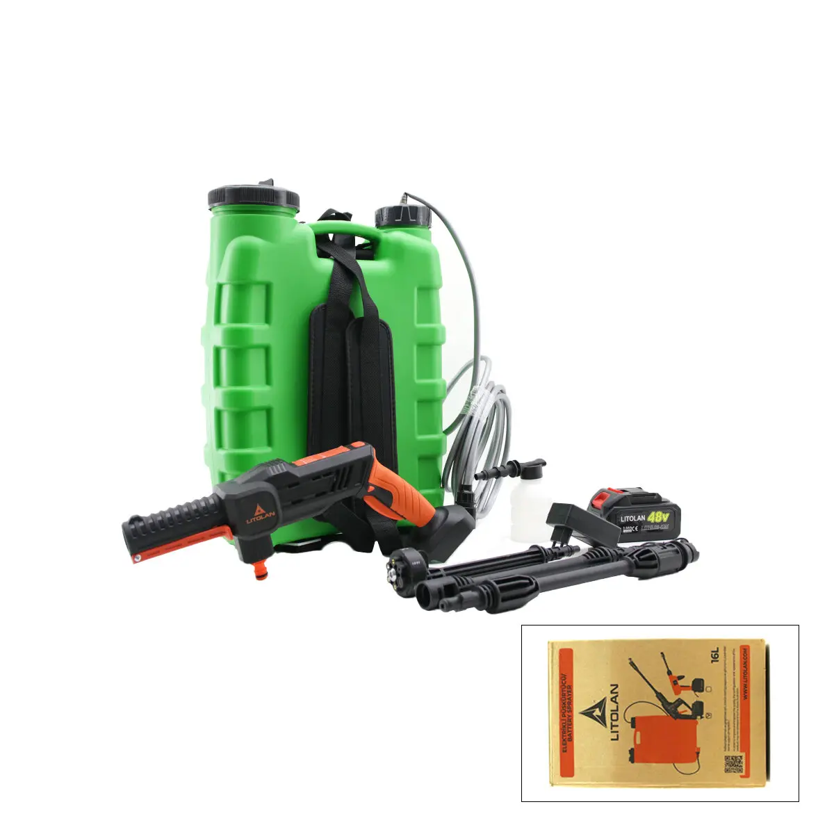 16LT ELEKTİRİKLİ OTO - ARAÇ YIKAMA TABANCASI - İLAÇ POMPASI PÜSKÜRTÜCÜ 4.8V EWASHER (4745) 16LT ELEKTİRİKLİ OTO - ARAÇ YIKAMA TABANCASI - İLAÇ POMPASI PÜSKÜRTÜCÜ 4.8V EWASHER (4745)