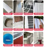 Yüksek Sıcaklık Dayanan Su Geçirmez Çatı Boru Duvar Çatlak Onarıcı Yapışkan Bant Folyo 10 cm (4745)-4
