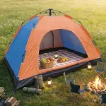 10&nbsp;Kişilik Otomatik Kurulum Kamp Çadırı – Outdoor , Suya Dayanıklı Hızlı Kurulum Piknik ve Doğa İçin Geniş Aile Çadırı 300x300x170 cm (4745)-3