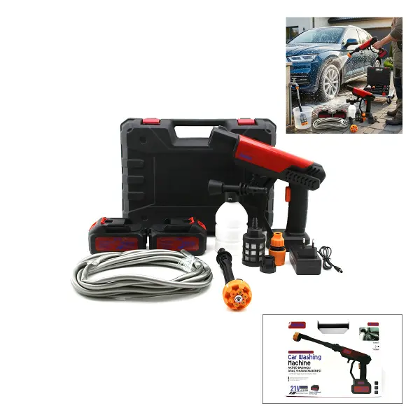 OTO - ARAÇ YIKAMA MAKİNESİ ŞARJLI - YEDEK BATARYALI 135W - 19000 RPM 12000 mAh - 21V 0.62bar A-130 (4745)