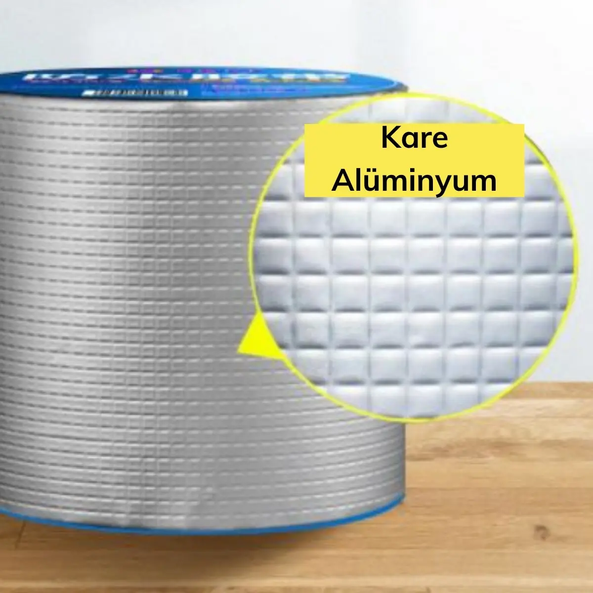 Yüksek Sıcaklık Dayanan Su Geçirmez Çatı Boru Duvar Çatlak Onarıcı Yapışkan Bant Folyo 5 cm (4745)