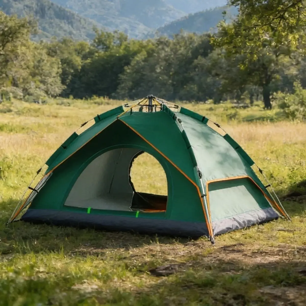 6&nbsp;Kişilik Otomatik Kamp Çadırı – Çift Katmanlı, Suya Dayanıklı, Hızlı Kurulum Outdoor Aile ve Doğa Çadırı 200x250x150 cm (4745)