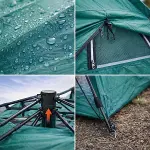6&nbsp;Kişilik Otomatik Kamp Çadırı – Çift Katmanlı, Suya Dayanıklı, Hızlı Kurulum Outdoor Aile ve Doğa Çadırı 200x250x150 cm (4745)-5