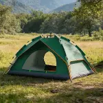 6&nbsp;Kişilik Otomatik Kamp Çadırı – Çift Katmanlı, Suya Dayanıklı, Hızlı Kurulum Outdoor Aile ve Doğa Çadırı 200x250x150 cm (4745)-1