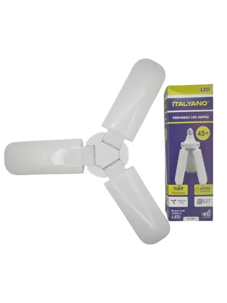 Italyano E27 45W Kanatlı Led Ampul (4745)