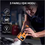 4in1 10.000mAh Akü Takviyeli, Powerbanklı Reflektörlü (4745)-5