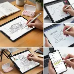 6 Adet Farklı Uçlu Universal Dokunmatik Kalem Ucu – Tablet ve Telefon Uyumlu Stylus Pen Yedek Başlıkları (4745)-2