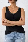 Kadın Askılı Yuvarlak Yakalı Düğmeli Viskon Bluz-2