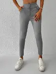 Yüksel Bel Likralı Kot Pantolon (Gri)-5