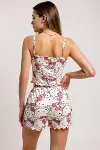 Hello Kitty Baskılı Askılı Şortlu Pijama Takımı-8