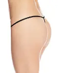 Siyah Transparan Tül String Tanga TM1114-2