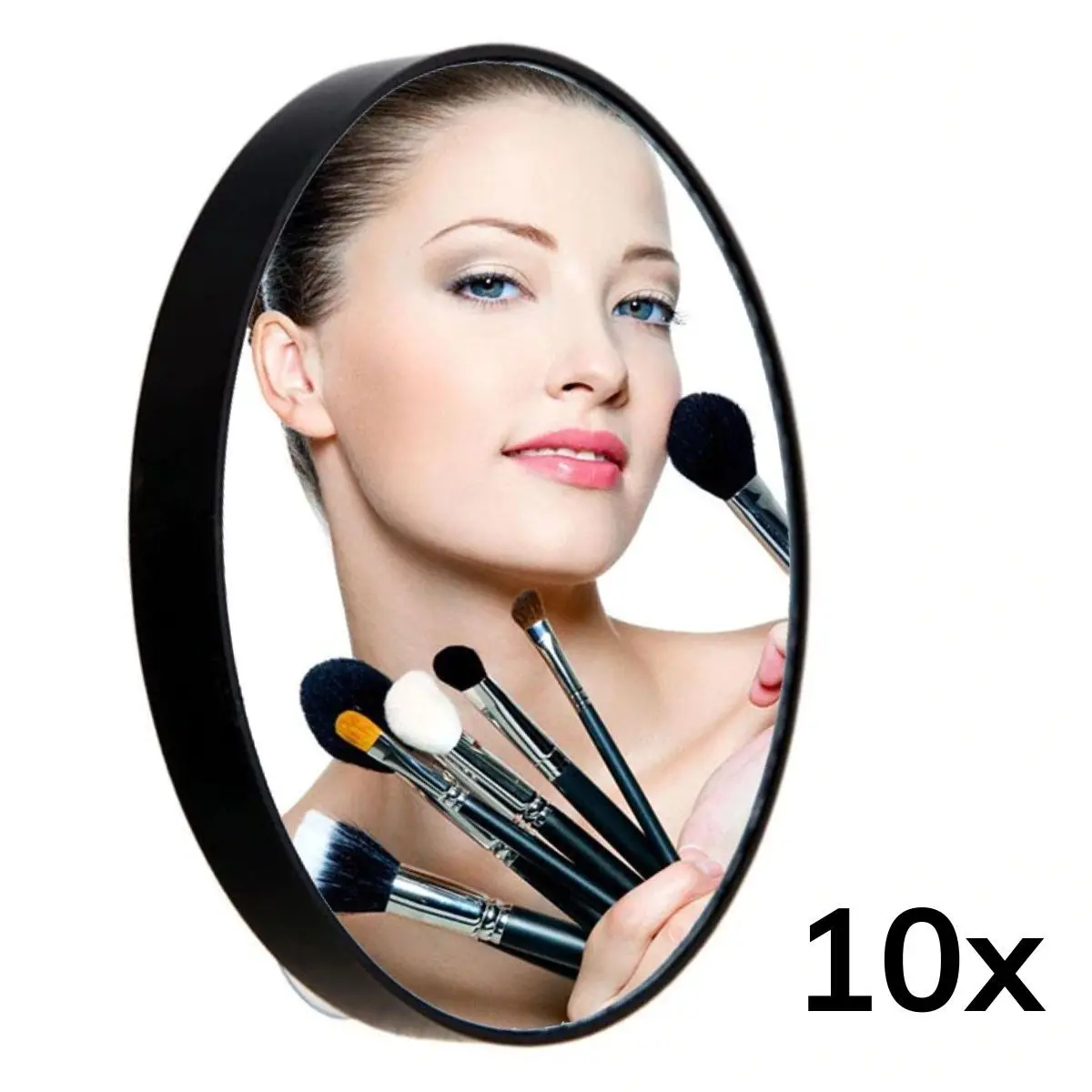 10x Büyüteçli Vantuzlu Pratik Kullanışlı Makyaj Lens Traş Aynası (4745)