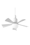 CT-1155 Karayel Fanlı LED Ampul 82W E27 Vantilatörlü Aydınlatma 3 Renk Dimmerli Beyaz Işık-2