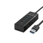 Usb3.0 Hub 3*Usb + Usb3.0 30Cm Siyah HDX7017-1